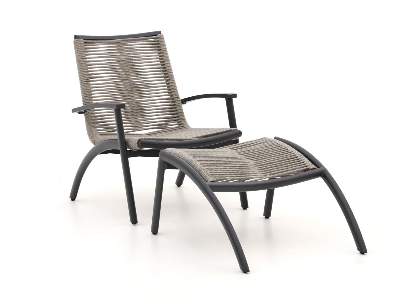 Forza Cortona Gartensessel mit Hocker GartenmöbelHelden