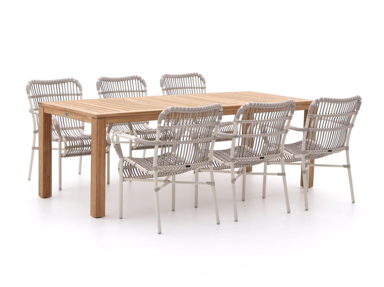 Intenso Parma/Oxford 220 cm GartenmöbelSet 7teilig stapelbar