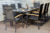 HARTMAN Xanadu/Alice Sitzgruppe, xerix, Alu/Glaskeramik/FSC-Teak/2×2 Textilen, 160/220×100 cm, 8 Stapelsessel, X-Gestell
