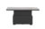 OUTFLEXX Lifttisch, grau/anthrazit/sooty, Aluminium/Sunbrella/Glas, 130×75 cm, höhenverstellbar