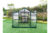 OUTFLEXX Gewächshaus, grün, Alu/Polycarbonat, 183x245x208 cm, mit Schiebetüren